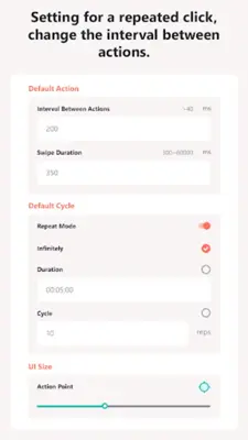 Auto clicker for gaming android App screenshot 4